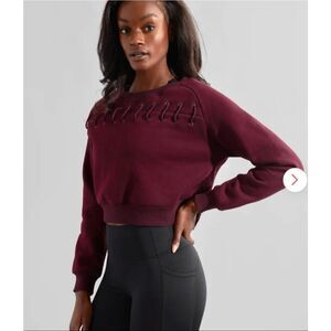 BuffBunny Catalyst Cropped Sweatshirt in Venom Size L